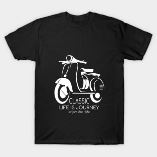 Vespa Scooter Vintage T-Shirt